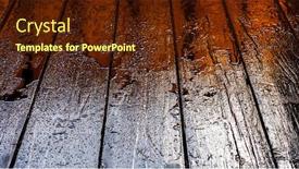  Presentation with rain - Audience pleasing slide set consisting of wet-after-rain-wooden-plank backdrop and a tawny brown colored foreground