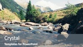  Presentation with shenandoah national park big meadows - Presentation design consisting of wet area - stream in the mountains background and a  colored foreground