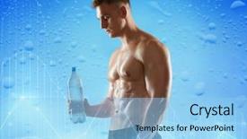  Presentation with sport blue - PPT layouts having wet blue background and diagram background and a light blue colored foreground