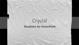  Presentation with paper - PPT theme enhanced with wet-crumpled-glued-paper background and a light gray colored foreground