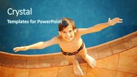  Presentation with summer time - Amazing slide deck having maintenance cost of air plane as background backdrop and a dark gray colored foreground