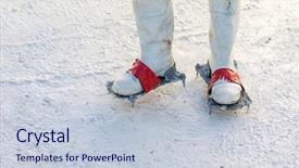  Presentation with build - PPT theme consisting of wet plaster during pool build background and a lemonade colored foreground