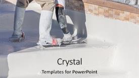  Presentation with plaster - Beautiful presentation featuring wet pool plaster with trowel backdrop and a light gray colored foreground