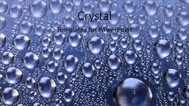  Presentation with blue metallic - Presentation design having wet rainy background water drop background and a teal colored foreground