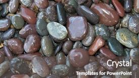  Presentation with rocks - Beautiful presentation theme featuring wet rocks backdrop and a dark gray colored foreground