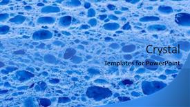  Presentation with blue - Colorful slide deck enhanced with wet scrubbers - blue sponge background backdrop and a teal colored foreground