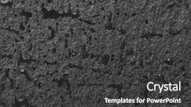  Presentation with slate - Presentation theme having wet-slate-texture-macro-shot background and a dark gray colored foreground