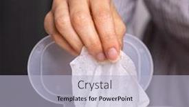  Presentation with wipe - Amazing presentation theme having wet-wipes-are-universal backdrop and a light blue colored foreground