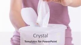  Presentation with wipe - Presentation consisting of wet-wipes-are-universal background and a soft green colored foreground