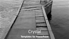  Presentation with newfoundland - Colorful slides enhanced with wharf in newfoundland backdrop and a gray colored foreground