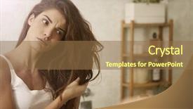  Presentation with hair cleanser - Amazing presentation having what about my hair backdrop and a tawny brown colored foreground