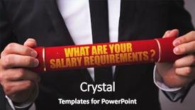  Presentation with salary and benfits - PPT layouts having what are your salary requirements background and a black colored foreground