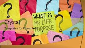  Presentation with purpose - Slide deck having what is my life purpose background and a yellow colored foreground