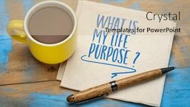  Presentation with self reflection - Theme featuring what-is-my-life-purpose and a soft green colored foreground