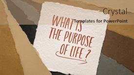  Presentation with purpose - PPT layouts enhanced with what-is-the-purpose background and a coral colored foreground