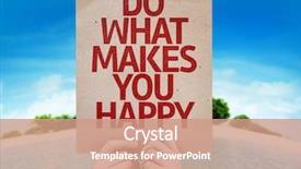  Presentation with happy birthday card brother - PPT theme with what makes you happy card background and a coral colored foreground