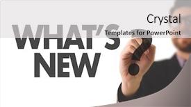  Presentation with whats in a name - Audience pleasing slide set consisting of whats new backdrop and a light gray colored foreground