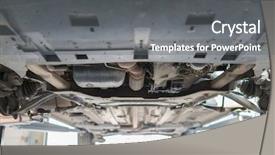  Presentation with logistics hub - Presentation enhanced with wheel axle - car hub being fixed background and a gray colored foreground