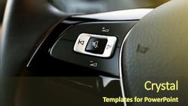  Presentation with wheel - Cool new presentation theme with wheel of a modern car backdrop and a tawny brown colored foreground