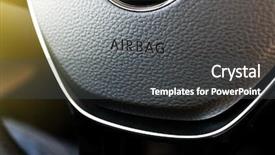  Presentation with wheel - Presentation theme consisting of wheel of a modern car background and a dark gray colored foreground