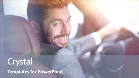  Presentation with wheel - Beautiful PPT layouts featuring wheel of a prestigious car backdrop and a light blue colored foreground