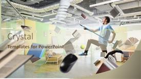  Presentation with passion - Presentation enhanced with when-music-is-your-passion background and a soft green colored foreground