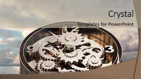  Presentation with time - Cool new presentation theme with when-time-is-passing-mixed and a mint green colored foreground