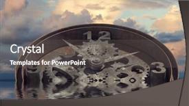  Presentation with time - Theme consisting of when-time-is-passing-mixed and a dark gray colored foreground