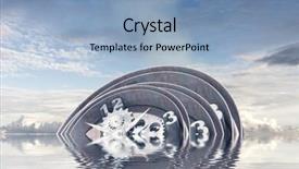  Presentation with time - Beautiful slides featuring when-time-is-passing-mixed and a light blue colored foreground