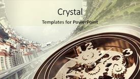  Presentation with time machine - Slides consisting of when time is passing mixed background and a soft green colored foreground