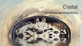  Presentation with time - Amazing slide deck having when time is passing mixed backdrop and a  colored foreground