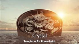  Presentation with time - Slides having when-time-is-passing background and a tawny brown colored foreground