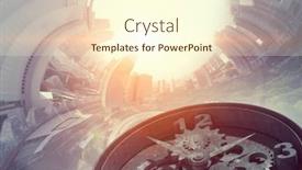  Presentation with time - Audience pleasing slides consisting of when-time-is-passing backdrop and a cream colored foreground