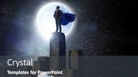  Presentation with media - Presentation consisting of when you are on top mixed media background and a ocean colored foreground