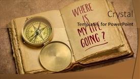  Presentation with career development - PPT theme enhanced with where-is-my-life-going background and a yellow colored foreground