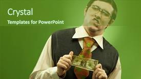  Presentation with dollar - Slides having where s your dollar background and a tawny brown colored foreground