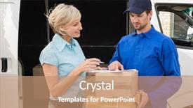  Presentation with driver - Amazing PPT layouts having where to sign to customer backdrop and a coral colored foreground