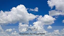  Presentation with sunny sky - PPT theme featuring whery-beautiful-sunny-sky-background background and a light blue colored foreground