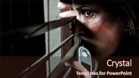  Presentation with contemplating - Theme enhanced with whether to call the domestic background and a wine colored foreground