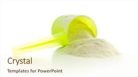  Presentation with whey - Colorful presentation theme enhanced with whey protein powder isolated backdrop and a cream colored foreground