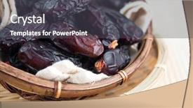  Presentation with fasting month - Slides enhanced with which eaten in fasting month background and a dark gray colored foreground