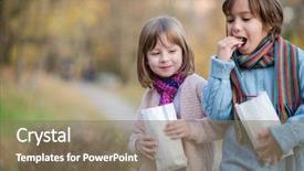  Presentation with happy kids - Colorful PPT layouts enhanced with while having fun on beautyful backdrop and a  colored foreground