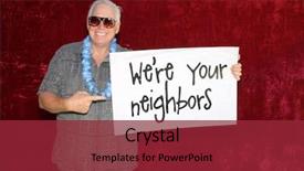  Presentation with neighbors - Amazing PPT layouts having while in a photo booth backdrop and a tawny brown colored foreground