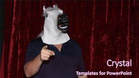  Presentation with aged - PPT layouts with while in a photo booth background and a wine colored foreground