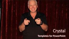  Presentation with aged - Slides featuring while in a photo booth background and a wine colored foreground