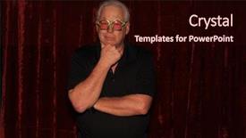  Presentation with memory book family photo album - Theme consisting of while in a photo booth background and a wine colored foreground