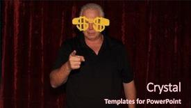  Presentation with aged - Cool new PPT theme with while in a photo booth backdrop and a wine colored foreground