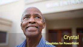  Presentation with nursing - Amazing PPT layouts having while looking up at nursing backdrop and a tawny brown colored foreground