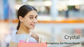  Presentation with modern trade - Slide deck consisting of while moving along modern trade background and a soft green colored foreground