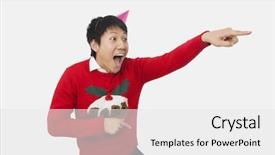  Presentation with white christmas - PPT layouts consisting of drafting compass and eye glasses background and a gray colored foreground.